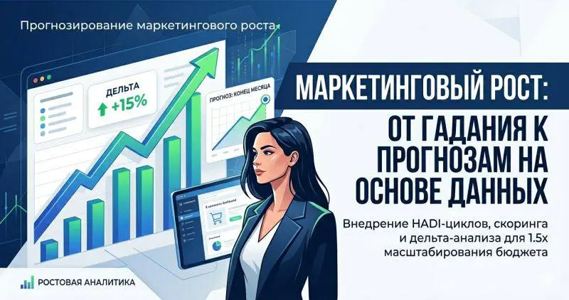 Growth Hacking — это не магия, а математика. Как масштабировать бюджет в 1.5 раза без потери эффективности
Многие воспринимают Growth Hacking как поиск одной «волшебной кнопки» | Сетка — социальная сеть от hh.ru