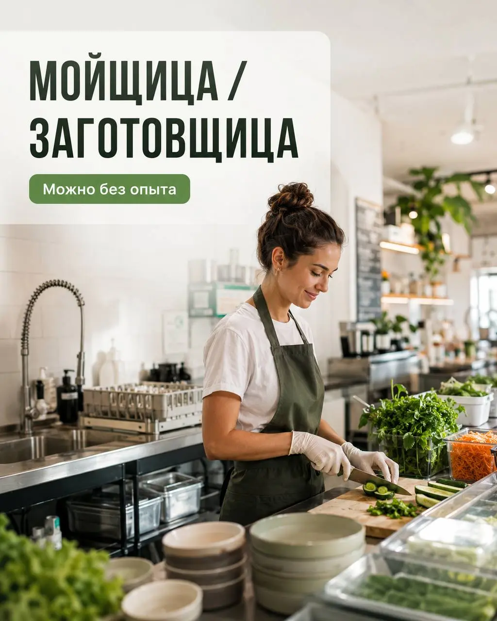 МОЙЩИЦА-ЗАГОТОВЩИЦА
300₽/ч - 350₽/ч
Green Point
• Москва, м. Трубная
• Рестораны/Кафе
• +79089789712
Полное описание вакансии размещено в Телеграм и Макс. Переходите по ссылке в закрепленном сообщении | Сетка — социальная сеть от hh.ru