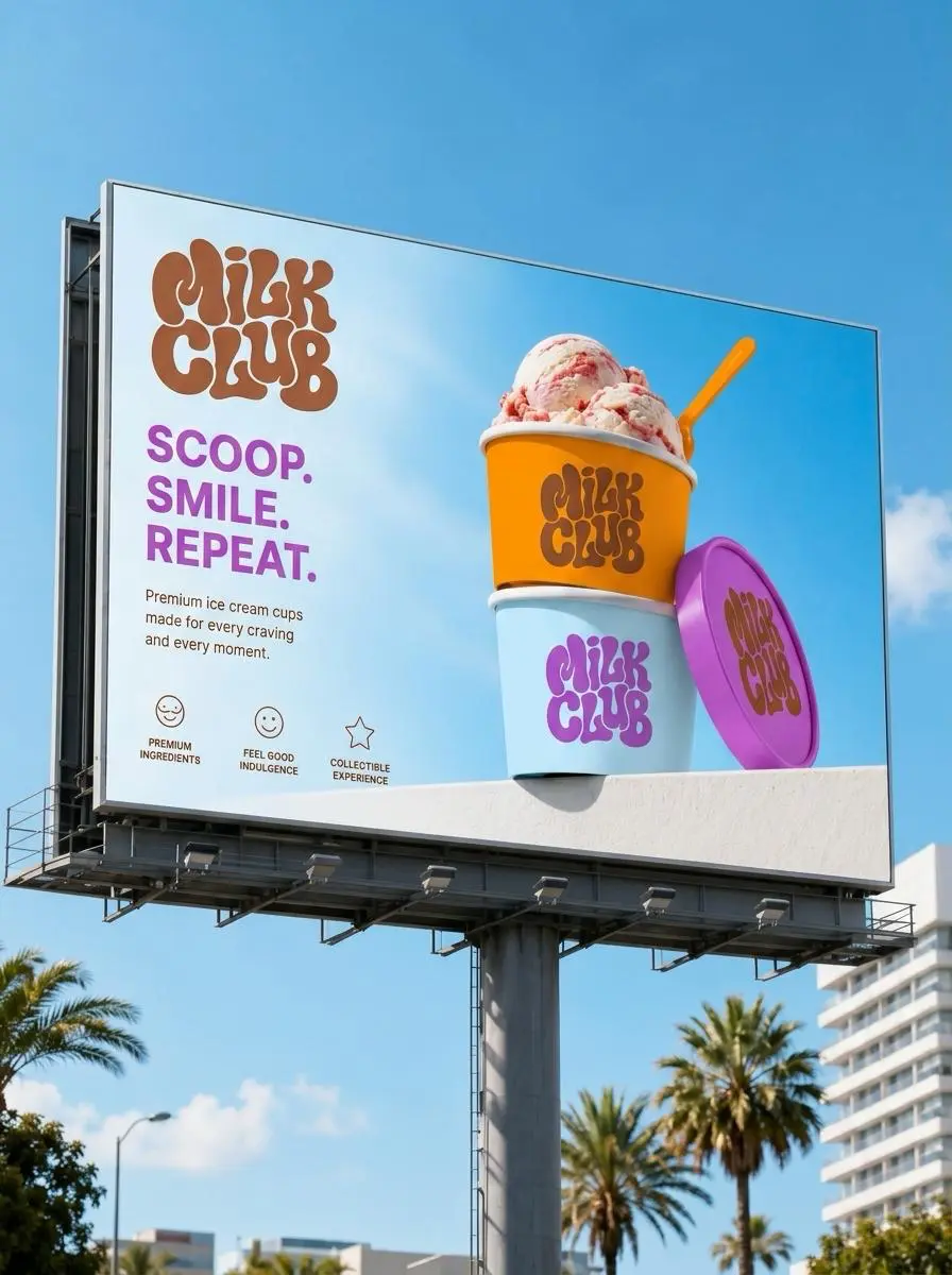 Логотип для мороженого Milk Club | Сетка — социальная сеть от hh.ru
