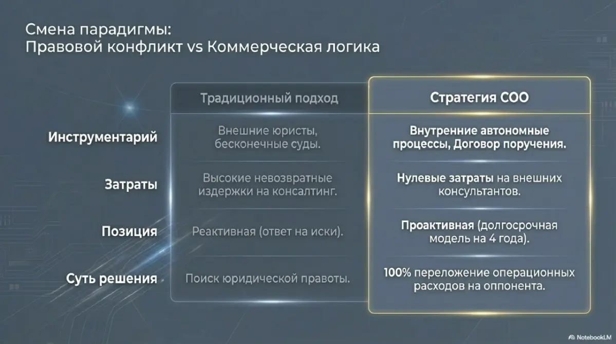 КЕЙС № 11: Антикризисное управление проблемными активами и защита собственности
Роль: Операционный директор (COO) Срок реализации: 4 года стратегического контроля и стабильного результата Стратегическ... | Сетка — социальная сеть от hh.ru