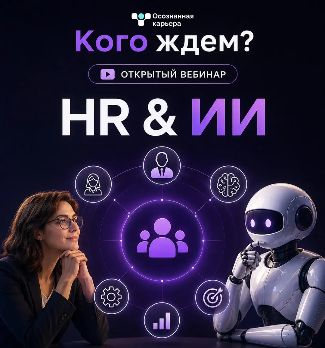 Кого ждем? Открытый вебинар про HR и ИИ | Сетка — социальная сеть от hh.ru