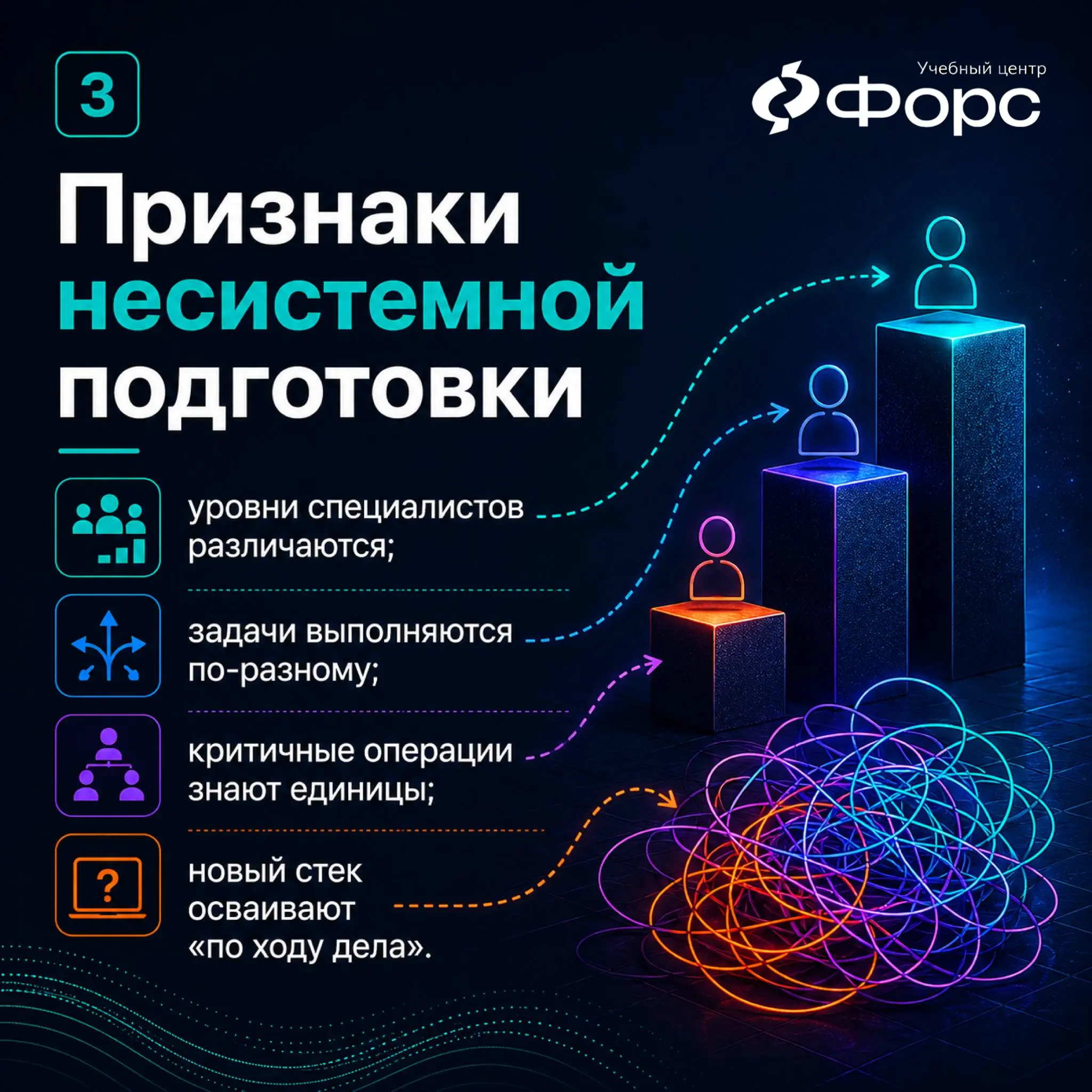 🛠️ Один инженер знает, как восстановить базу. Другой — как развернуть окружение. Третий — почему мониторинг настроен именно так.
Пока все на месте, система кажется устойчивой | Сетка — социальная сеть от hh.ru