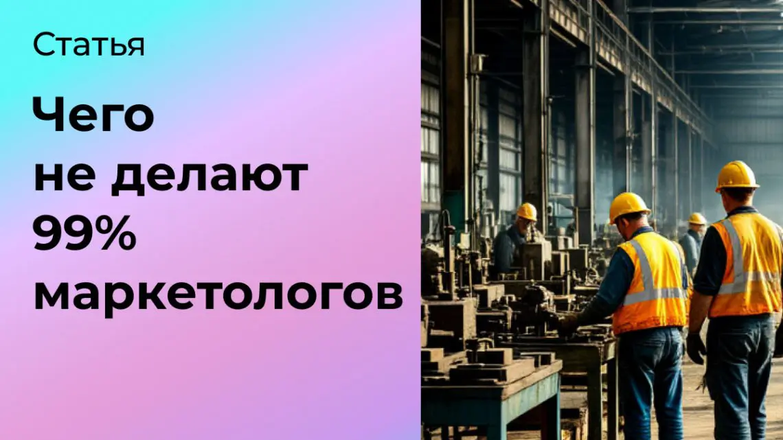 Чего не делают 99% маркетологов | Сетка — социальная сеть от hh.ru