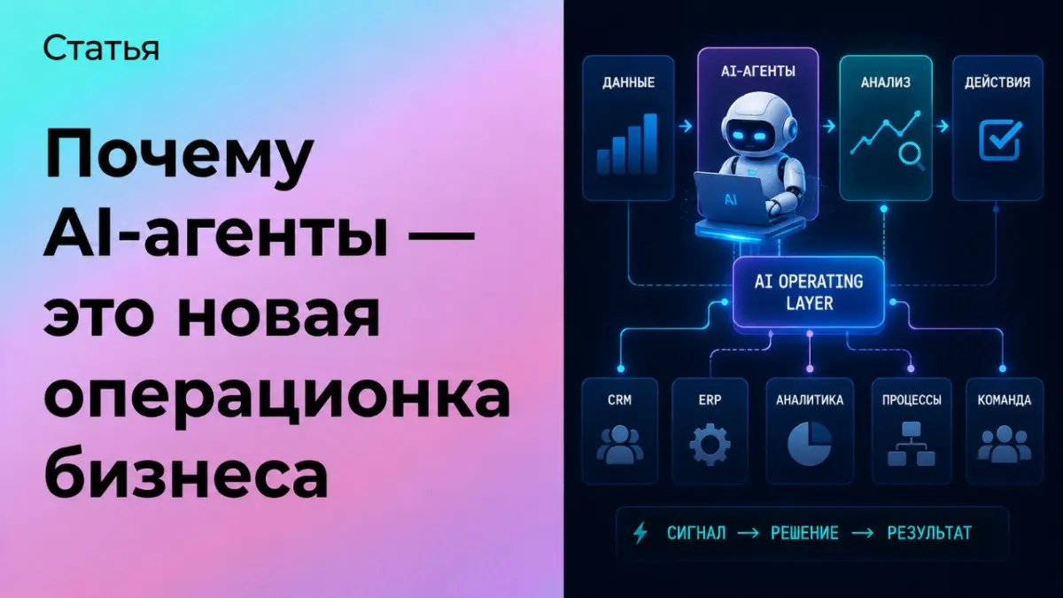 Почему AI-агенты — это новая операционка бизнеса | Сетка — социальная сеть от hh.ru