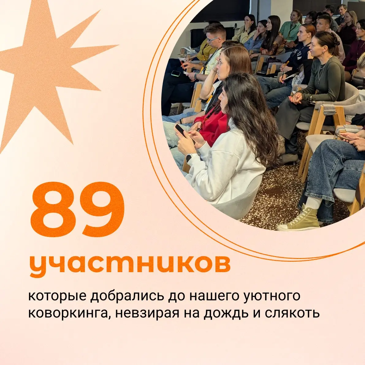 🔥 Митапы мая: все цифры в одном посте
Месяц получился плотным: провели сразу 2 митапа. Сначала по нетворкингу, а потом по управлению проектами.
Вместо длинных отчётов делимся цифрами | Сетка — социальная сеть от hh.ru