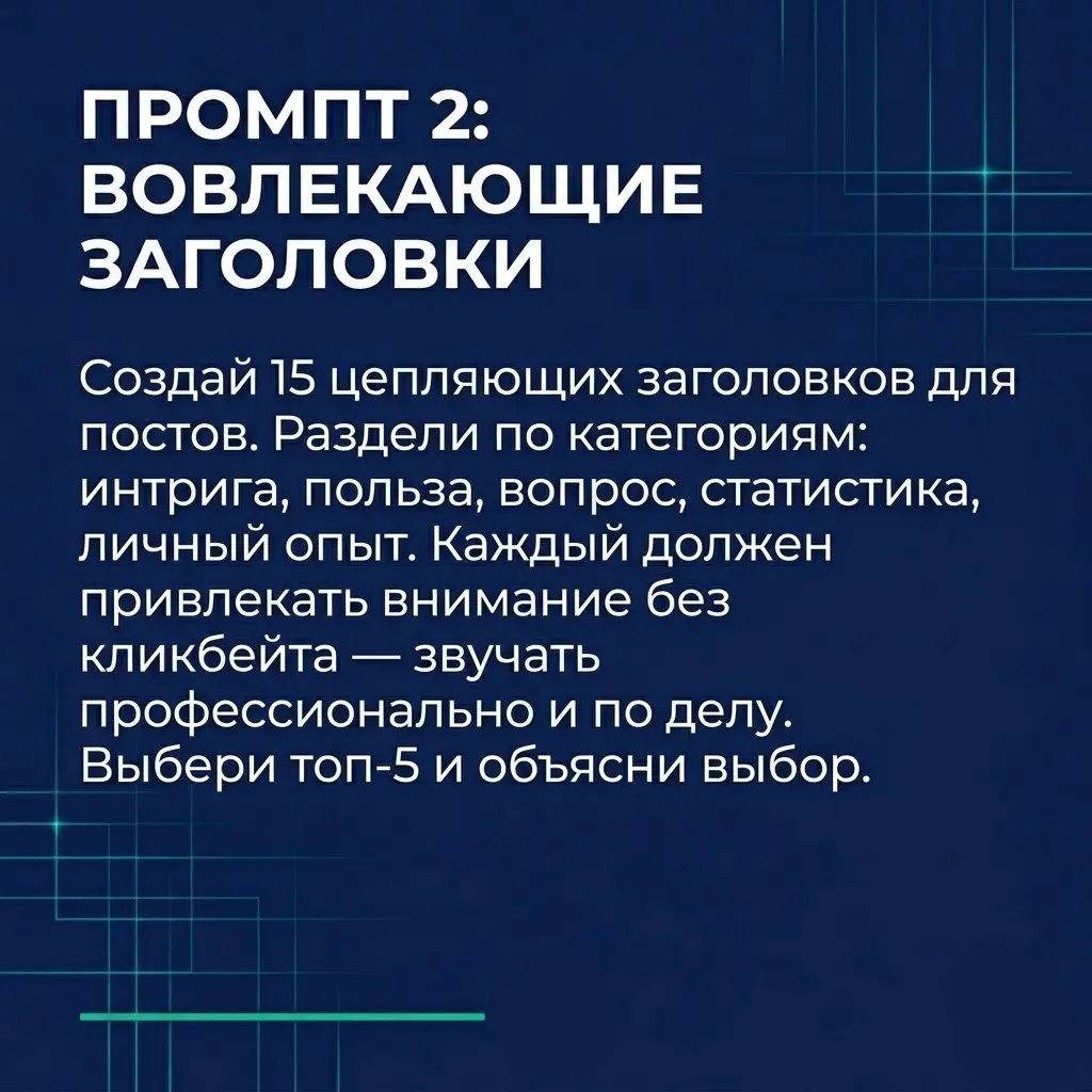 Топ 5 промтов для Claude | Сетка — социальная сеть от hh.ru