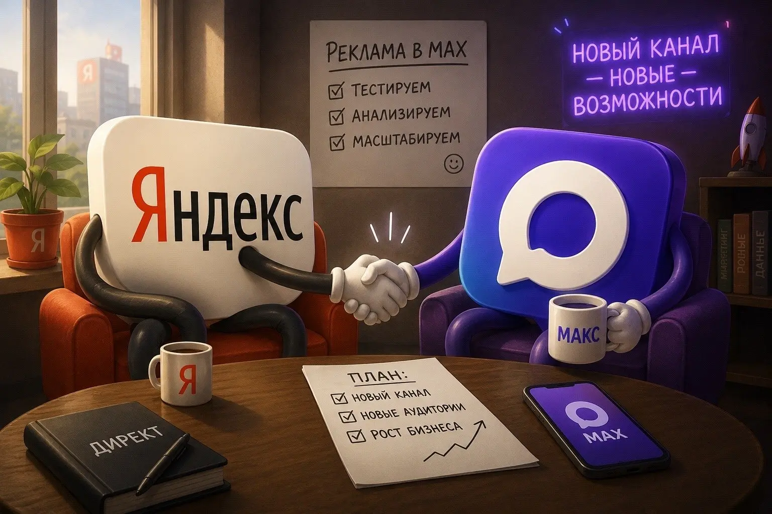 Яндекс запускает рекламу в МАКС.
И это не просто «ещё одна новая кнопка в Директе» | Сетка — социальная сеть от hh.ru