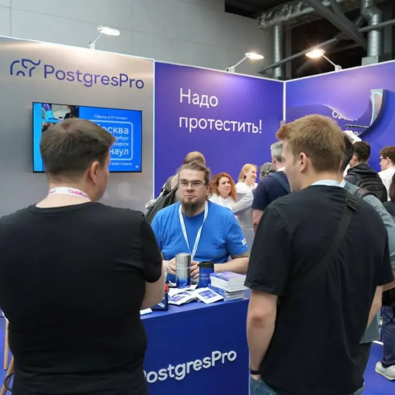 Postgres Professional + CodeFest = 💙
Прилетели в Новосибирск на выходные чтобы встретиться с локальным IT-сообществом на конференции CodeFest, пообщаться и рассказать о наших продуктах | Сетка — социальная сеть от hh.ru