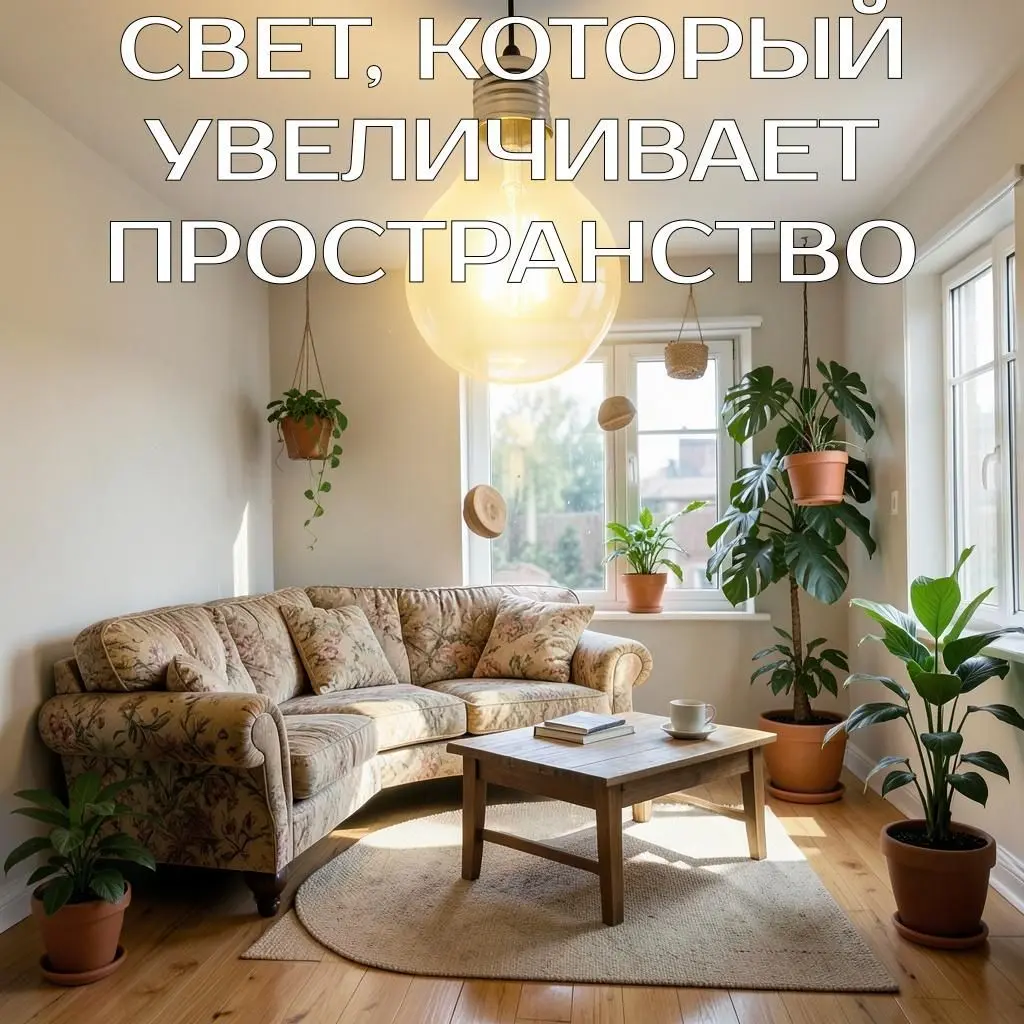 Слышал, что правильное освещение в комнате может визуально увеличить её площадь до 30%? Вот это фишка! Если хочешь знать, как именно ловко играть с светом и цветом, чтобы твоя хрущёвка казалась дворцо... | Сетка — социальная сеть от hh.ru
