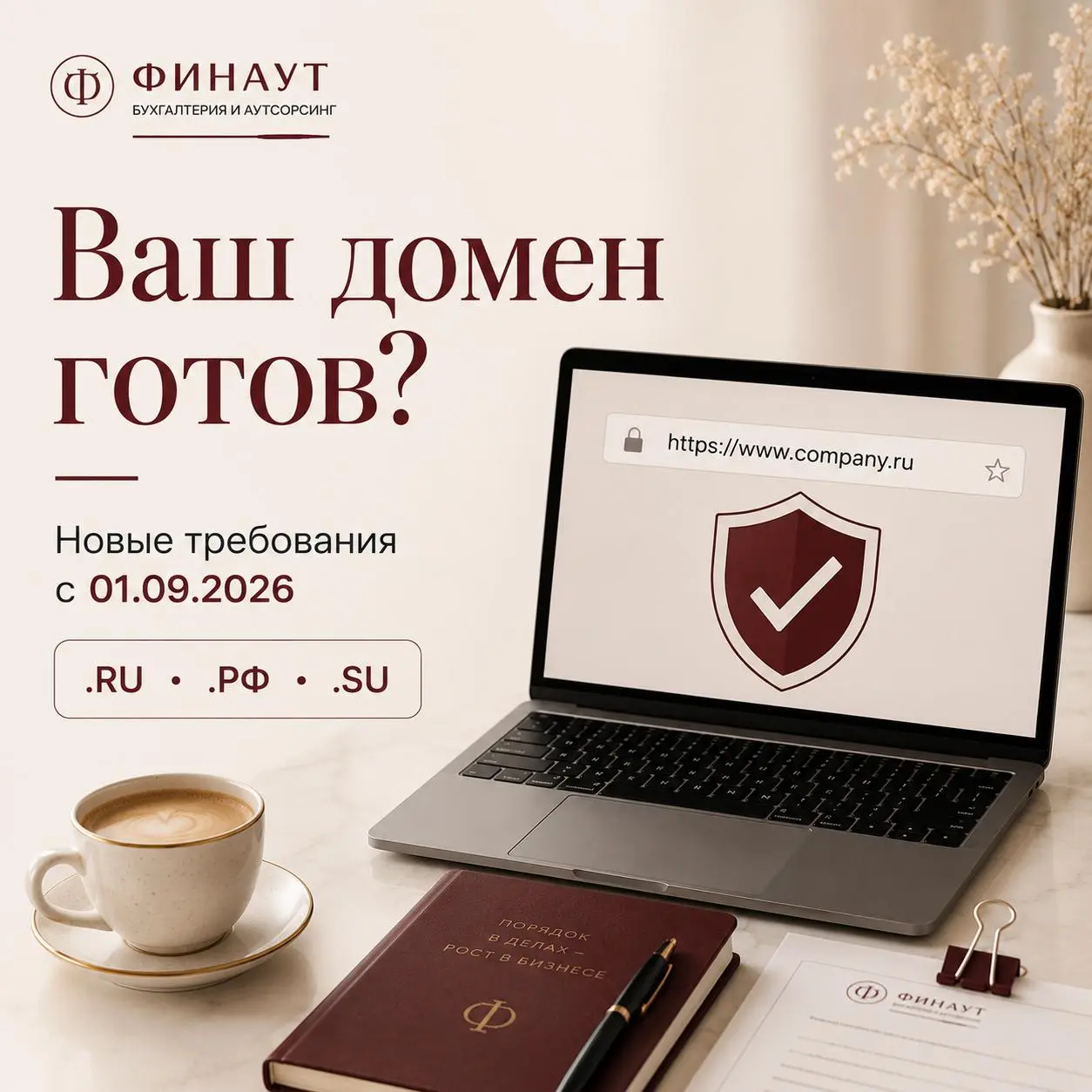⚠️ Владельцам сайтов на заметку
С 1 сентября 2026 года для доменов в зонах .ru, .рф и .su вводится обязательная идентификация владельцев через Госуслуги | Сетка — социальная сеть от hh.ru