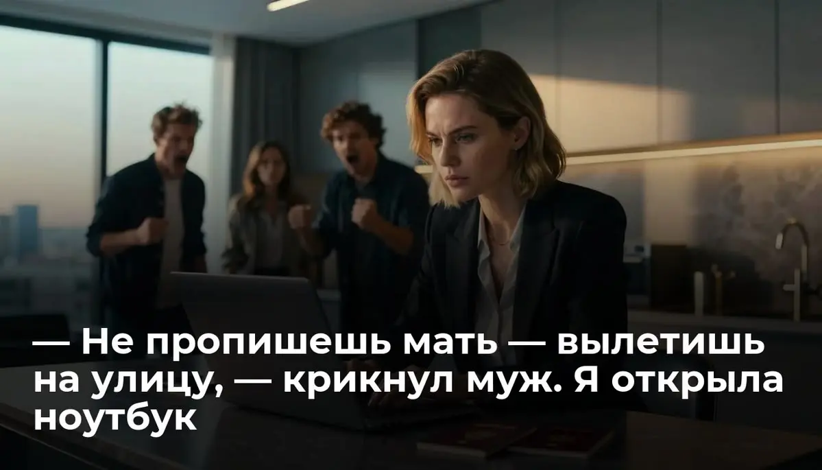 — Не пропишешь мать — вылетишь на улицу, — крикнул муж. Я открыла ноутбук
— Завтра идём в МФЦ, — Михаил бросил на кухонный стол два паспорта. Свой и матери | Сетка — социальная сеть от hh.ru