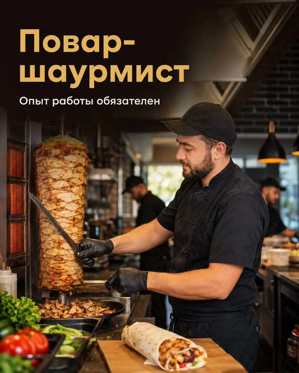 ПОВАР-ШАУРМИСТ
От 5 500₽/смена
кафе-корнер турецкой кухни
• Москва, м. Павелецкая
• Рестораны/Кафе
• +79188456826
Полное описание вакансии размещено в Телеграм и Макс | Сетка — социальная сеть от hh.ru