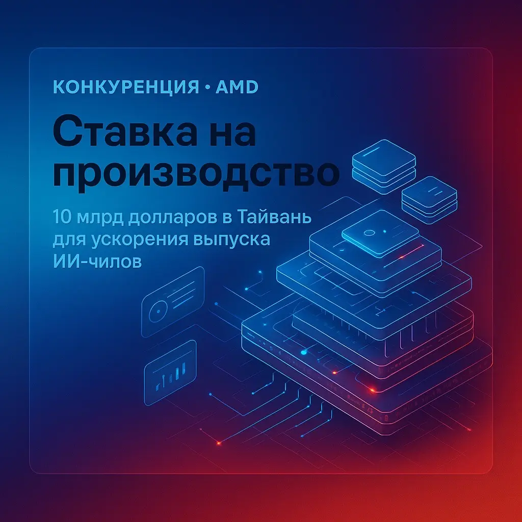 AMD вкладывает $10 млрд в Тайвань: что это значит для… | Сетка — социальная сеть от hh.ru