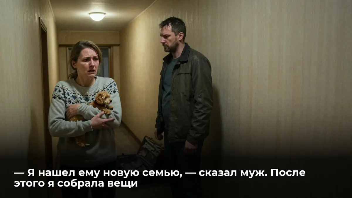 — Я нашел ему новую семью, — сказал муж. После этого я собрала вещи
Ключ в замке провернулся с характерным металлическим лязгом | Сетка — социальная сеть от hh.ru