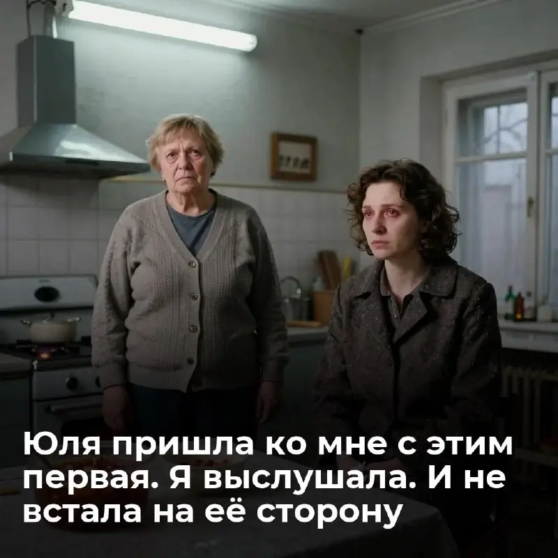 Юля пришла ко мне с этим первая. Я выслушала. И не встала на её сторону
Она позвонила в дверь в половину девятого вечера, и я сразу поняла — что-то случилось. Не по звонку | Сетка — социальная сеть от hh.ru