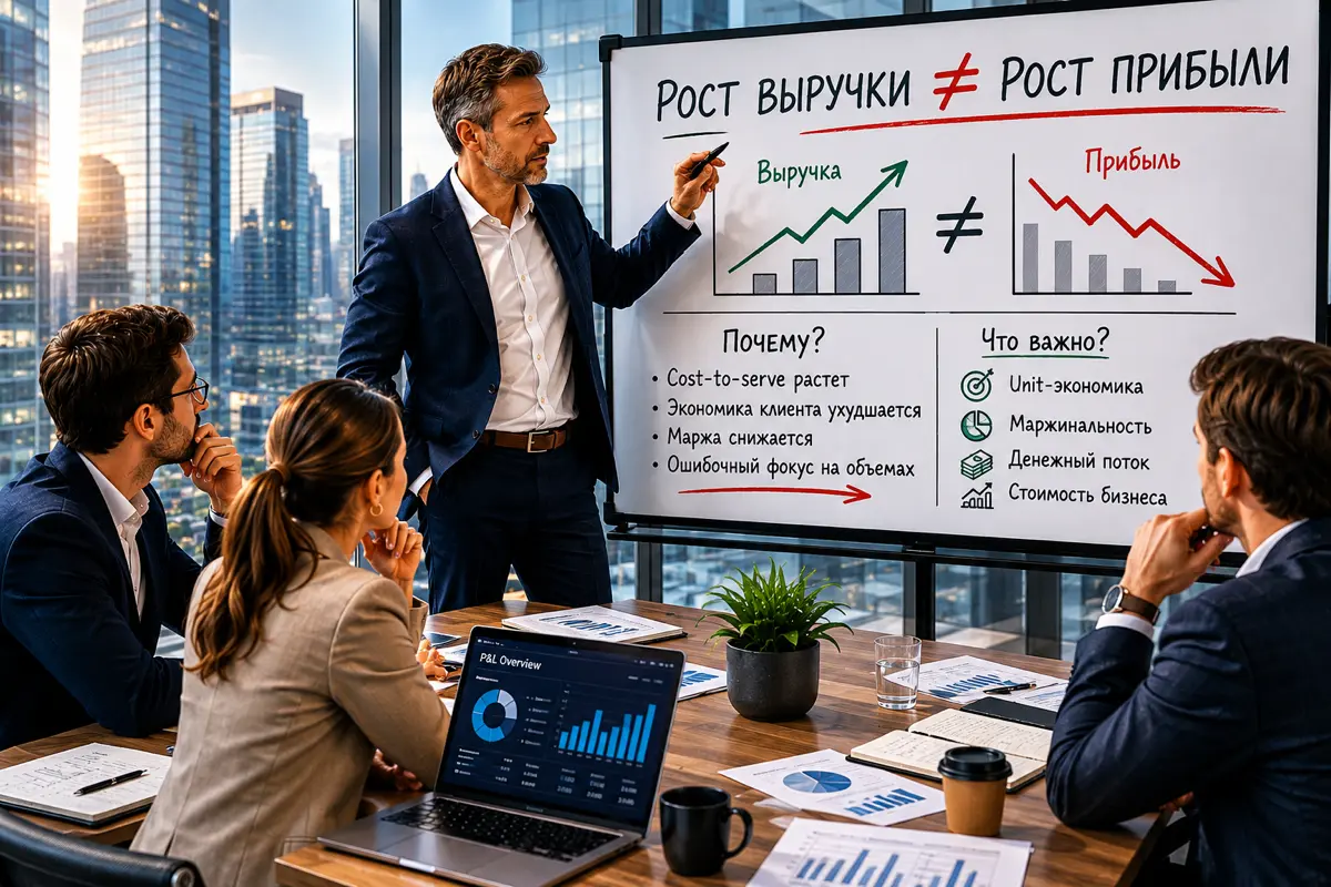 Почему рост выручки не делает компанию богаче | Сетка — социальная сеть от hh.ru