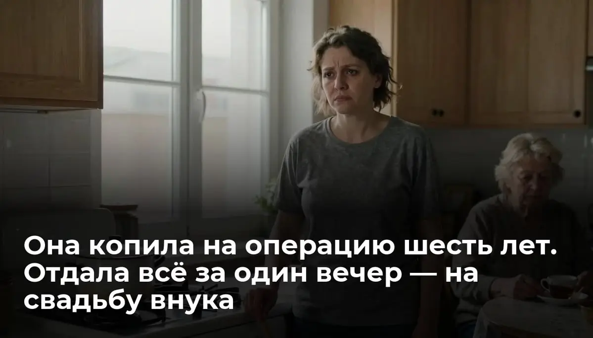 Она копила на операцию шесть лет. Отдала всё за один вечер — на свадьбу внука
Мама позвонила в воскресенье утром и сказала: — Катюш, у Кости всё прошло хорошо. Молодые такие красивые были | Сетка — социальная сеть от hh.ru