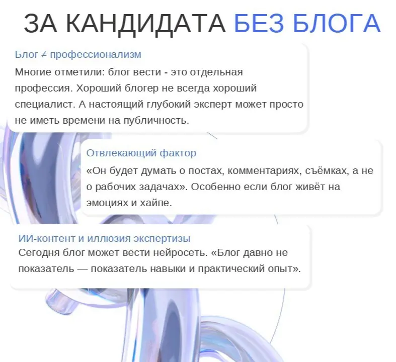Экспертный блог -  плюс или риск-фактор при найме? | Сетка — социальная сеть от hh.ru
