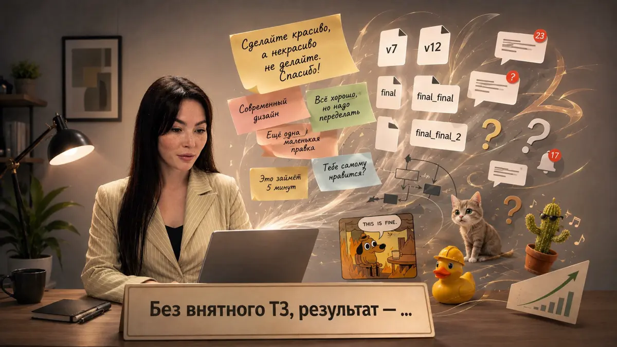 Искусство постановки ТЗ или «Сделайте красиво. Спасибо!» | Сетка — социальная сеть от hh.ru