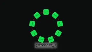 Circular Carousel MotionPath — колесо с боксами и возможностью вращения. Реализована с помощью CSS и JavaScript
https://codepen.io/GreenSock/pen/BabLjzN | Сетка — социальная сеть от hh.ru