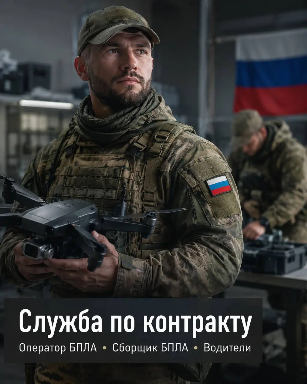 1️⃣ОПЕРАТОР БПЛА,
2️⃣СБОРЩИК БПЛА,
3️⃣ВОДИТЕЛЬ КАТЕГОРИЙ А,Б,В
От 210 000₽
Служба по контракту
• Москва
• Другое
• @rekrutkris
Полное описание вакансии размещено в Телеграм и Макс | Сетка — социальная сеть от hh.ru