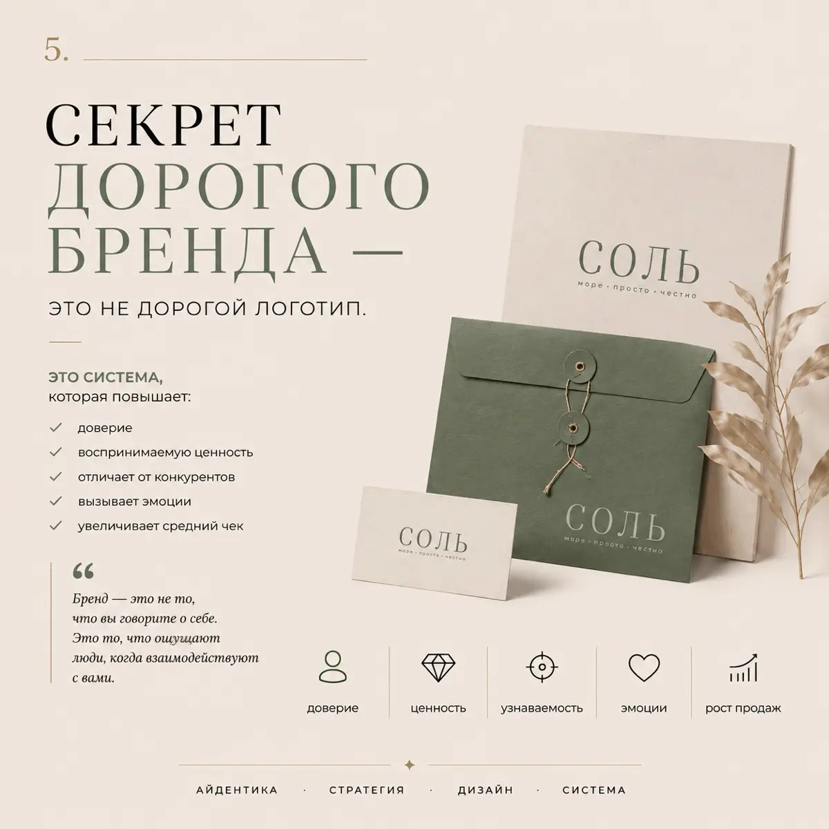 Секрет дорогого бренда — не дорогой логотип. | Сетка — социальная сеть от hh.ru