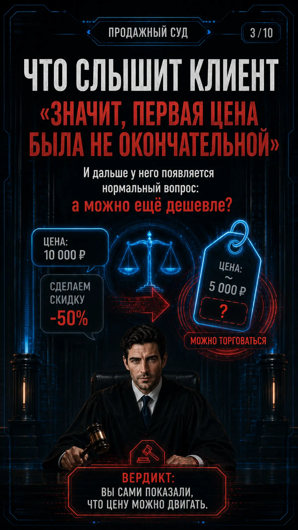 СКИДКА ОТ СТРАХА:КАК МЕНЕДЖЕР САМ УЧИТ ТОРГОВАТЬСЯ | Сетка — социальная сеть от hh.ru