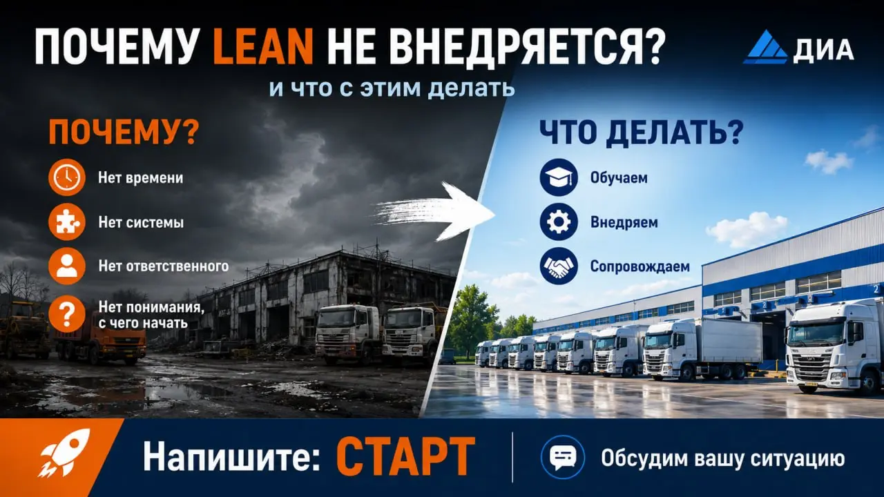 Почему Lean не внедряется (даже когда все понимают, что он нужен)
Многие руководители уже знают, что в компании есть потери | Сетка — социальная сеть от hh.ru