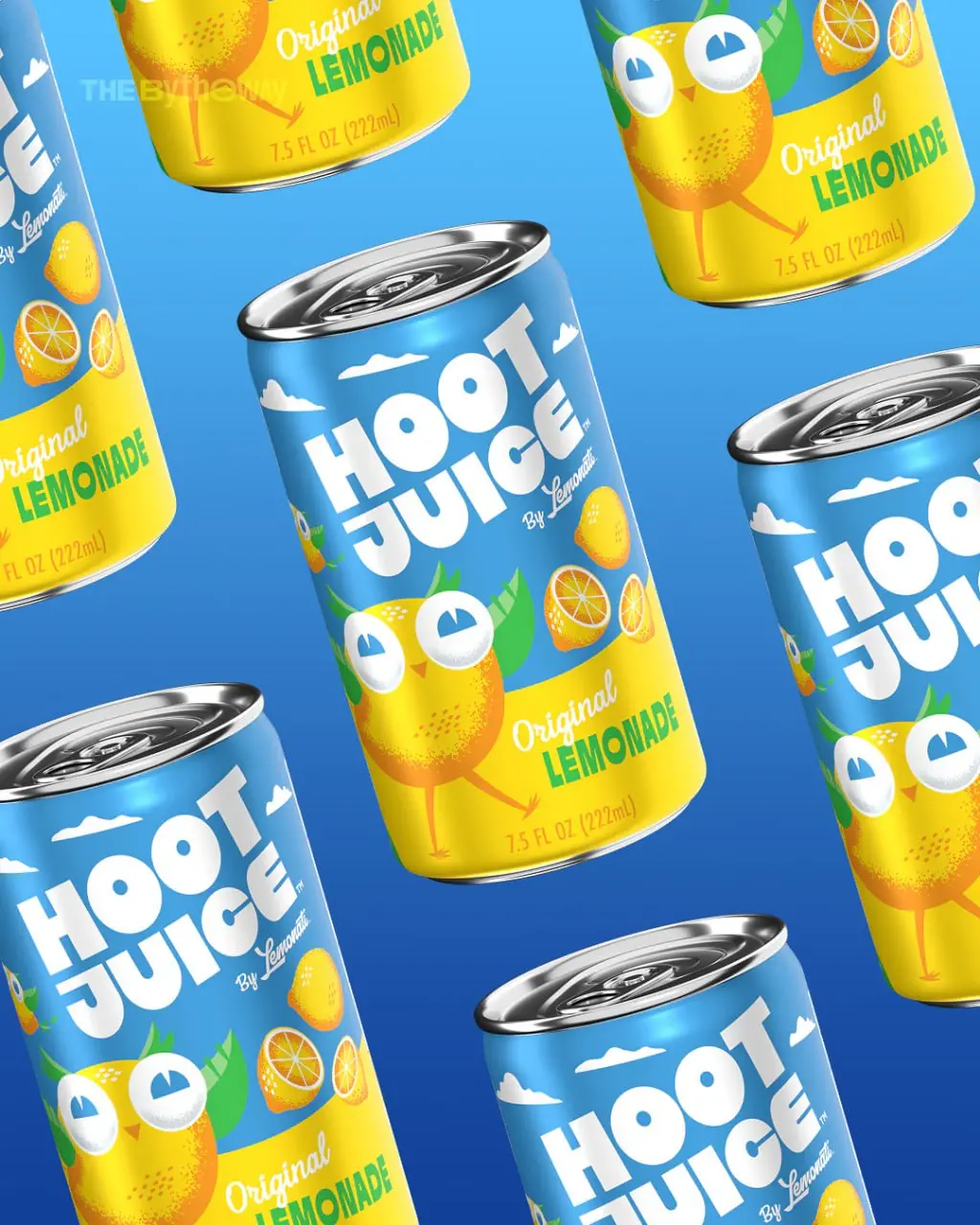 Лёгкий и остроумный визуальный образ лимонада Hoot Juice от Lemonati
Главный герой бренда — совёнок с широко раскрытыми глазами, ставший символом бодрости и дружелюбия | Сетка — социальная сеть от hh.ru