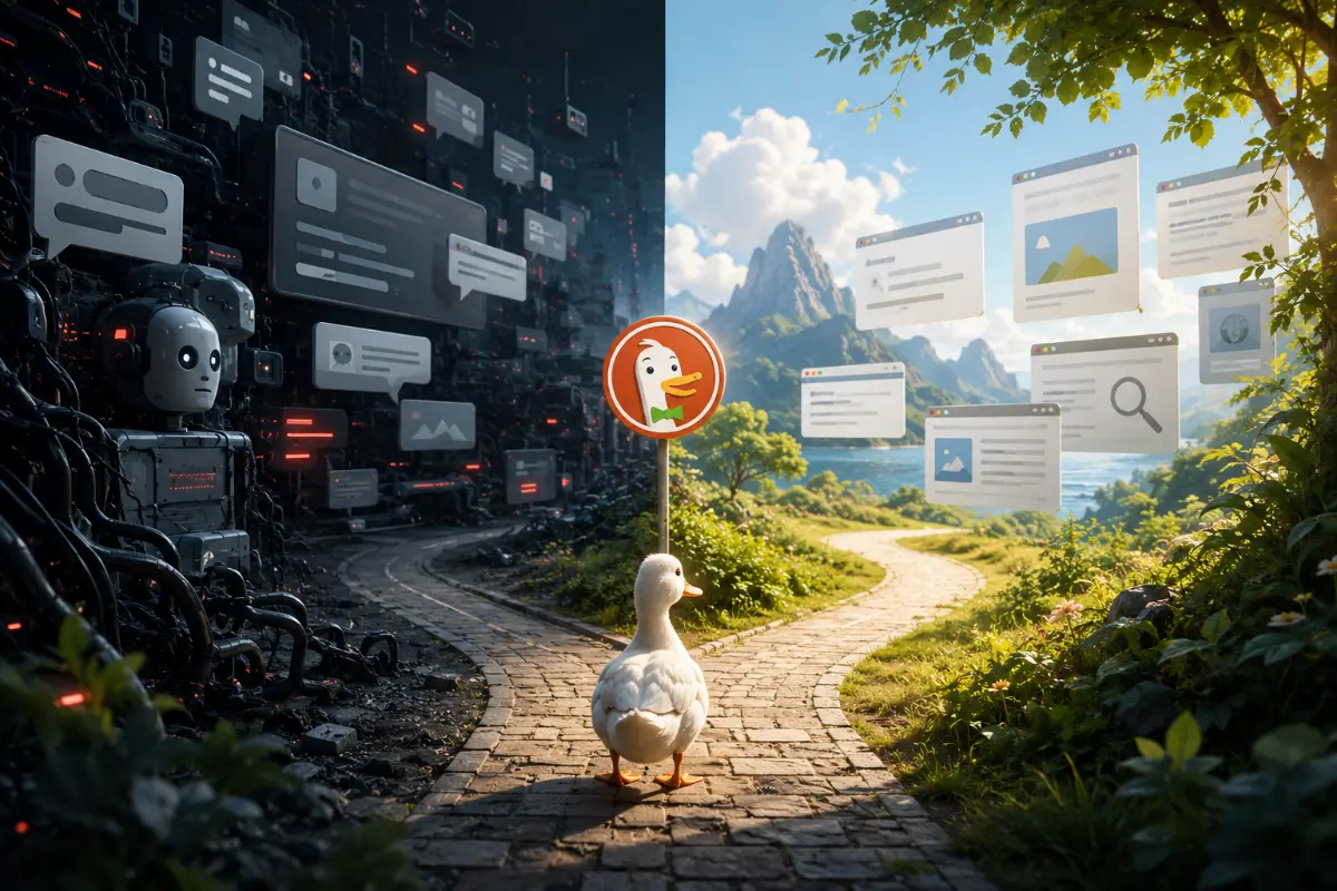 DuckDuckGo - режим поиска без AI для Chrome и Firefox | Сетка — социальная сеть от hh.ru