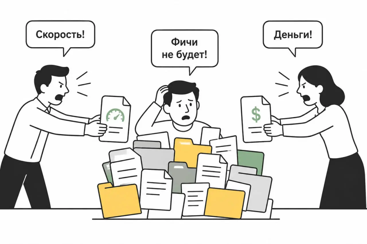📈🏛 Приоритизация на языке бизнеса: Как посчитать Cost of Delay за 15 минут
Одна из главных болей продакт-менеджера — объективно доказать, почему фича «А» важнее фичи «Б» | Сетка — социальная сеть от hh.ru
