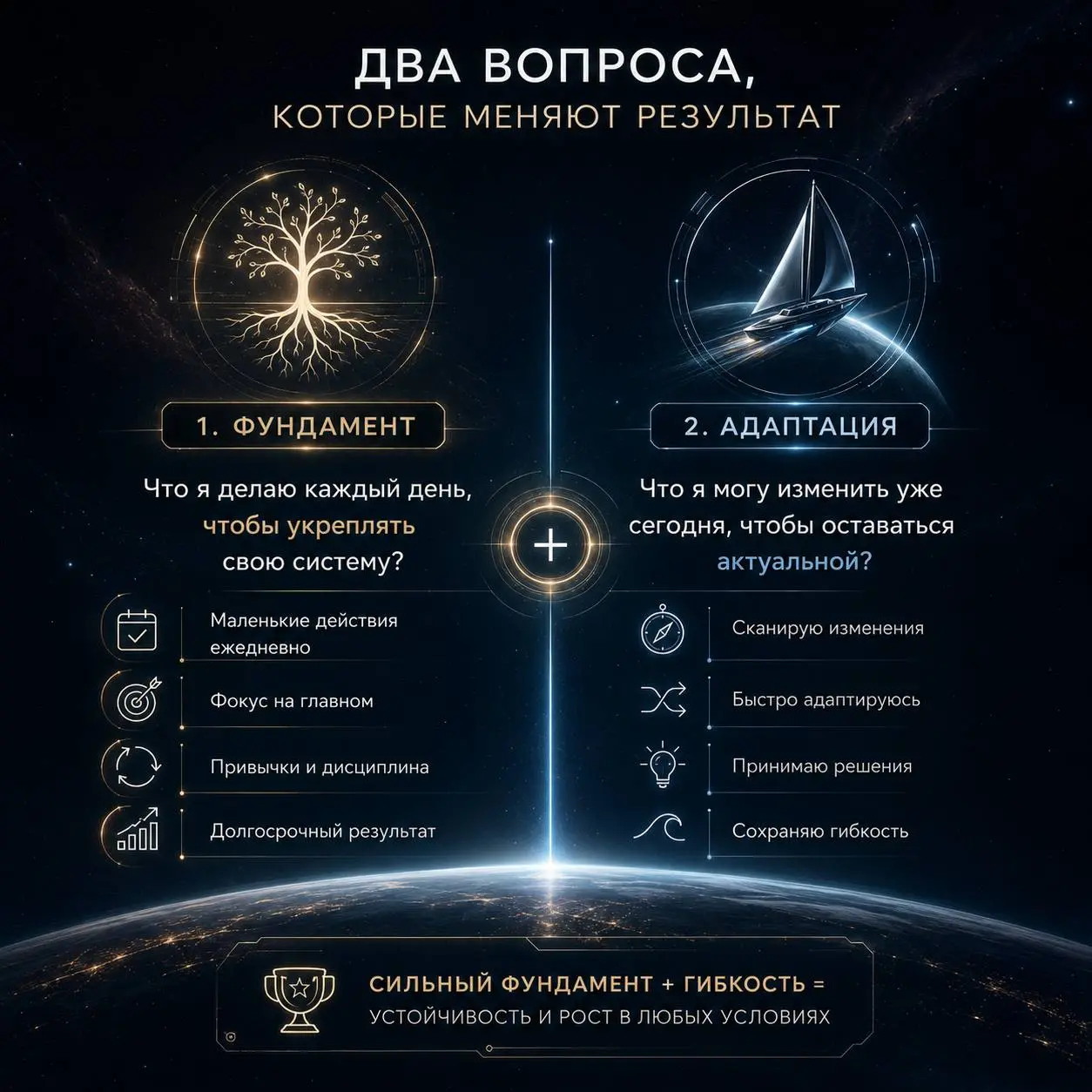 Два вопроса, которые нужно задавать себе каждый день | Сетка — социальная сеть от hh.ru