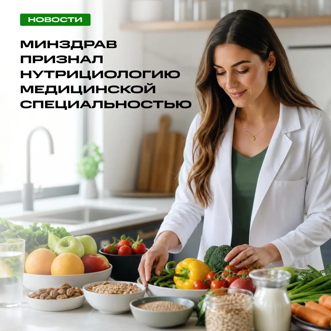 Минздрав официально признал нутрициологию медицинской специальностью
С 1 сентября 2026 года вступают в силу важные изменения: должность «нутрициолог» официально появится в обновленной номенклатуре Мин... | Сетка — социальная сеть от hh.ru