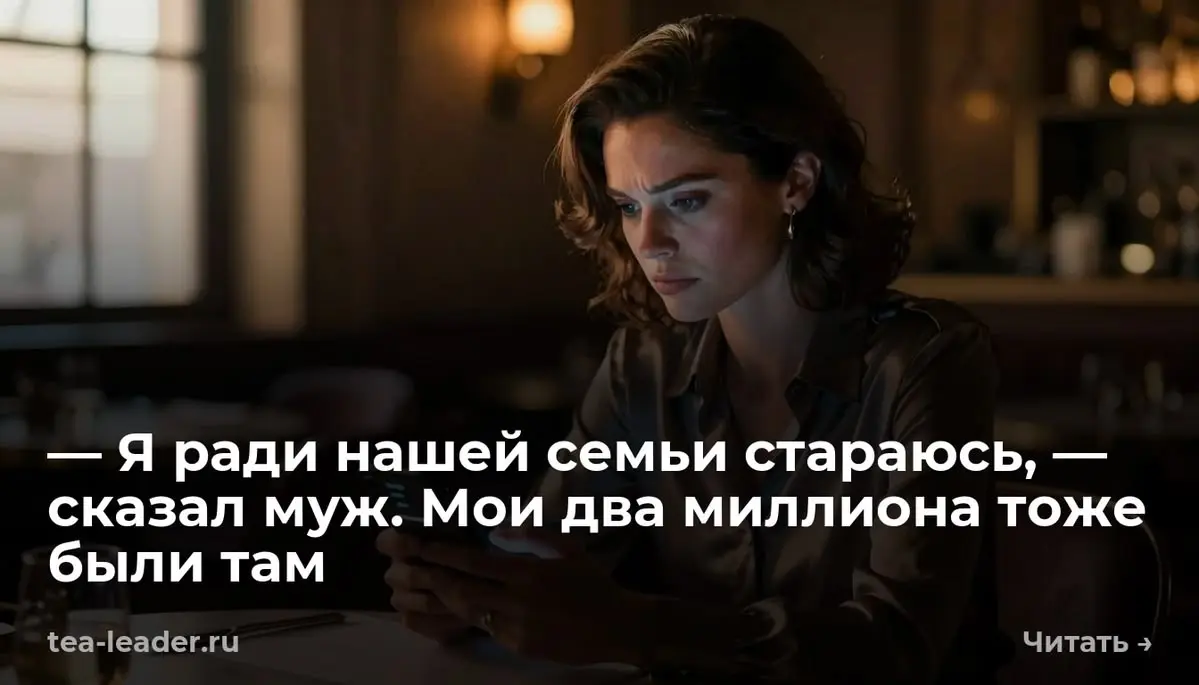 — Я ради нашей семьи стараюсь, — сказал муж. Мои два миллиона тоже были там
Официант в безупречно белом фартуке поставил передо мной широкую тарелку. На колотом льду лежали шесть крупных раковин | Сетка — социальная сеть от hh.ru