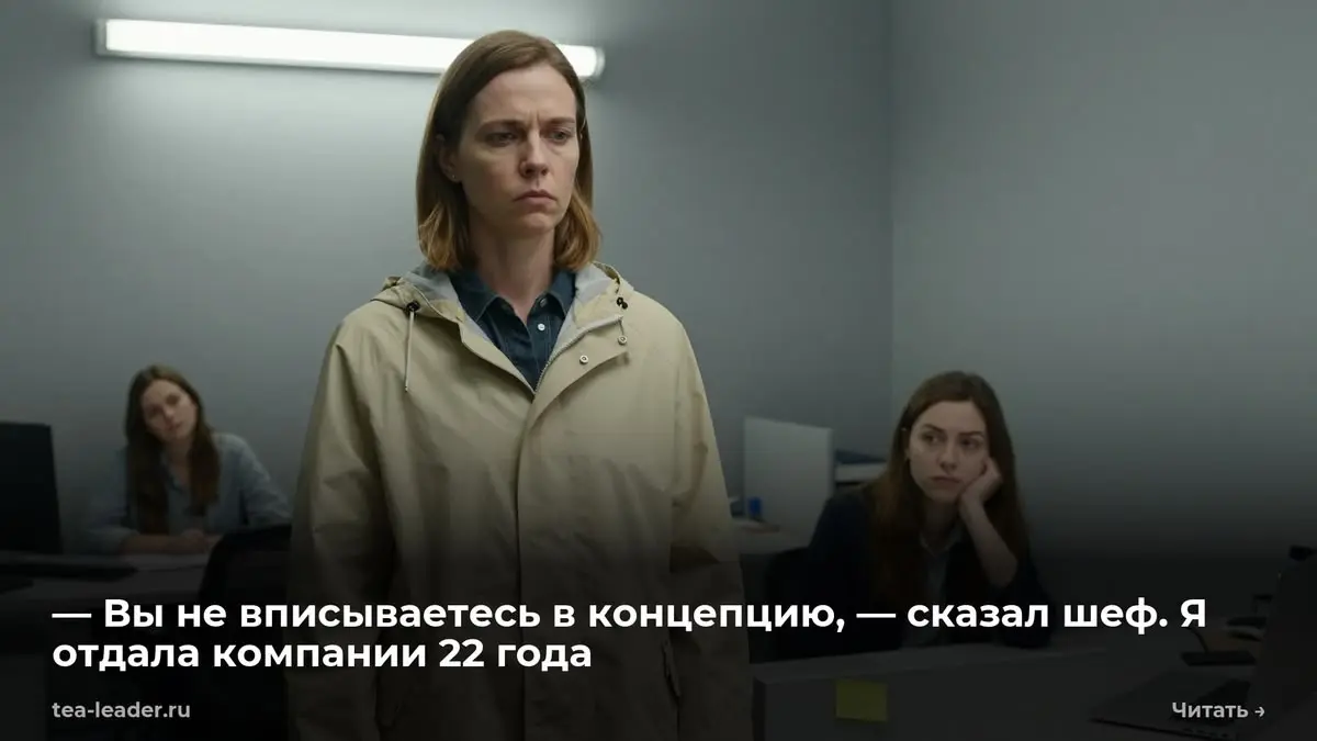 — Вы не вписываетесь в концепцию, — сказал шеф | Сетка — социальная сеть от hh.ru