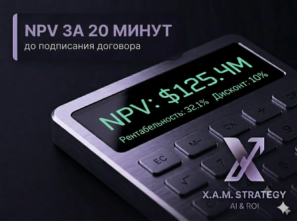 💰 Большинство AI-проектов стартуют без NPV-расчёта. Потом удивляются, почему ROI не сходится.
Вот как считать за 20 минут — до того, как подписан первый договор.
Формула простая | Сетка — социальная сеть от hh.ru