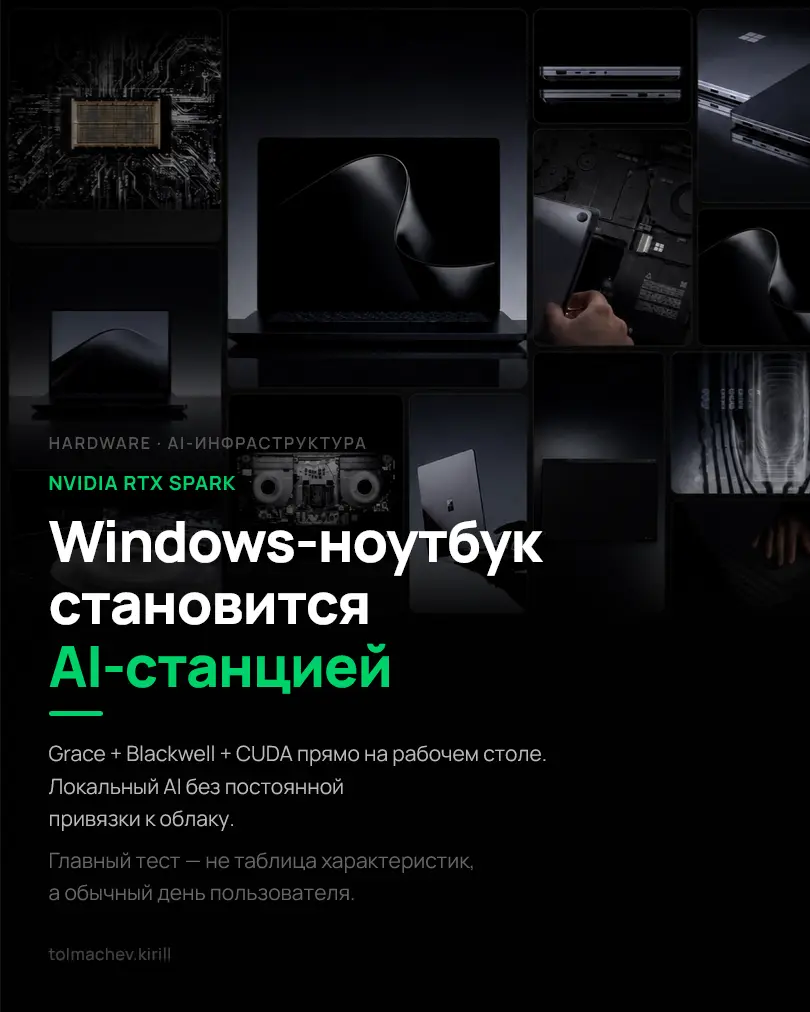 Nvidia делает Windows-ноутбук AI-станцией | Сетка — социальная сеть от hh.ru