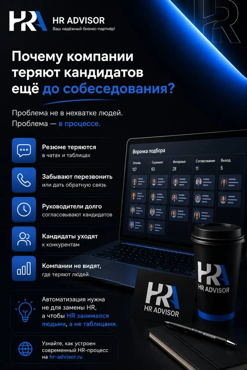 Недавно обсуждали с клиентом проблему, которая встречается почти в каждой компании.
HR-команда постоянно работает на максимуме:
— вакансии открыты;
— отклики идут;
— собеседования назначаются | Сетка — социальная сеть от hh.ru