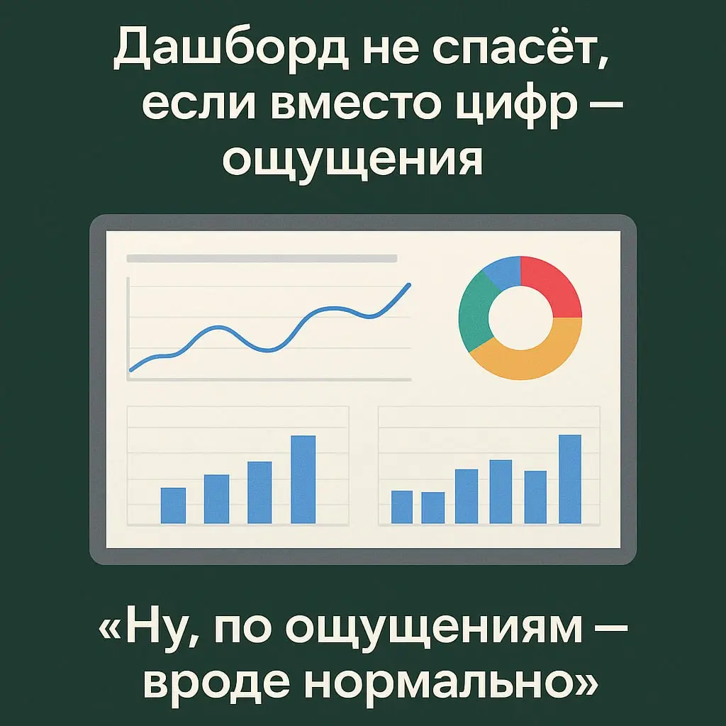 📉 BI-дашборд есть. А цифр — нет.
— У нас CRM
— У нас BI
— У нас всё по цифрам
Звучит солидно | Сетка — социальная сеть от hh.ru