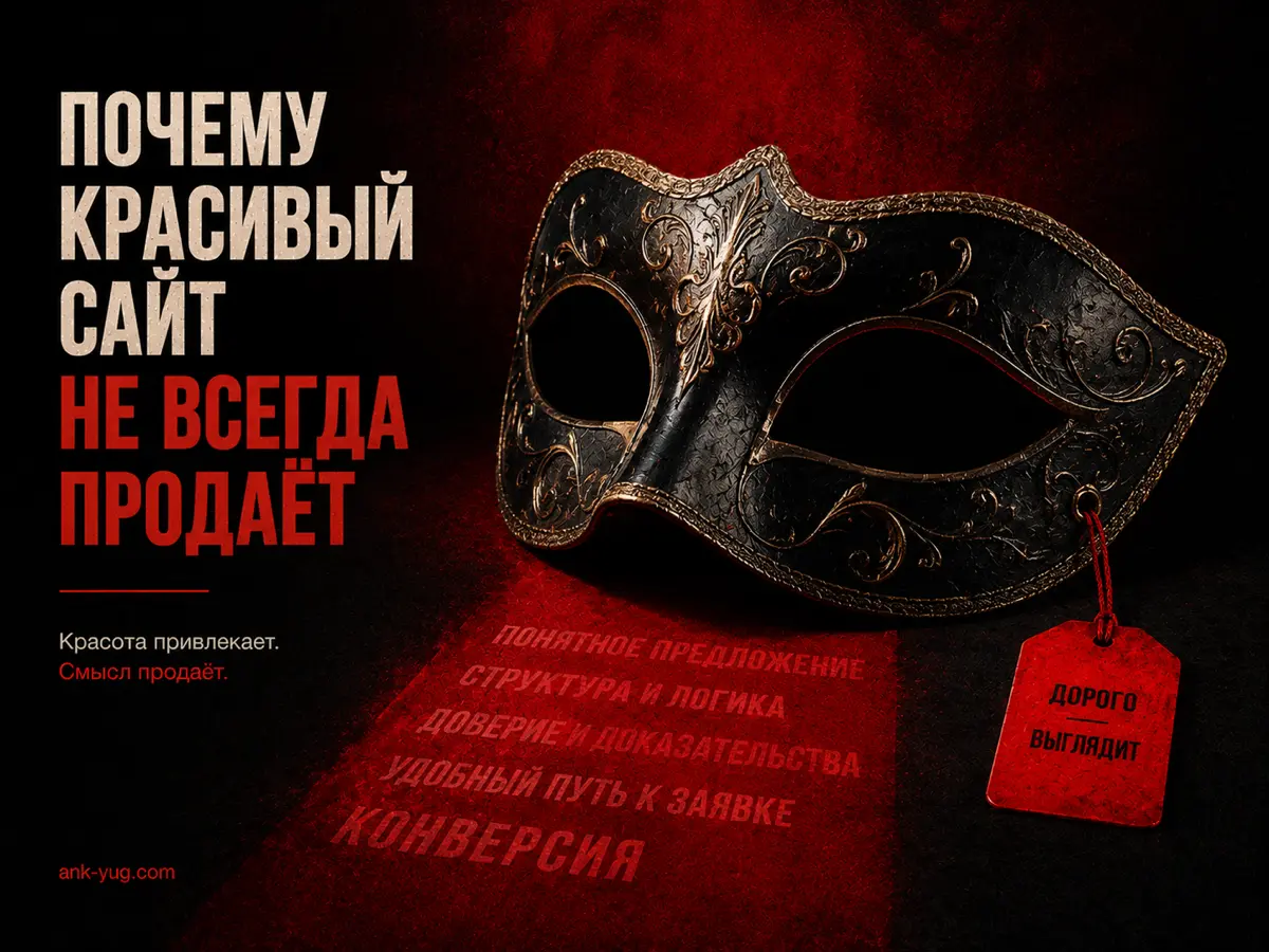 Почему красивый сайт не всегда продаёт | Сетка — социальная сеть от hh.ru