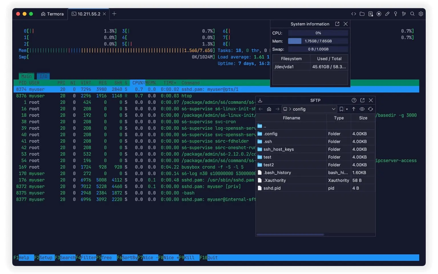 termora
Termora — это кроссплатформенный эмулятор терминала и SSH-клиент, доступный для Windows, macOS и Linux | Сетка — социальная сеть от hh.ru