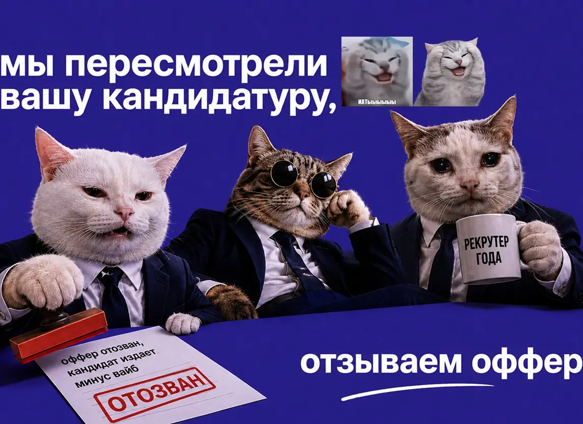 Вам отзывали оффер? 🤔 Хоть раз? Или мб вашим коллегам? | Сетка — социальная сеть от hh.ru