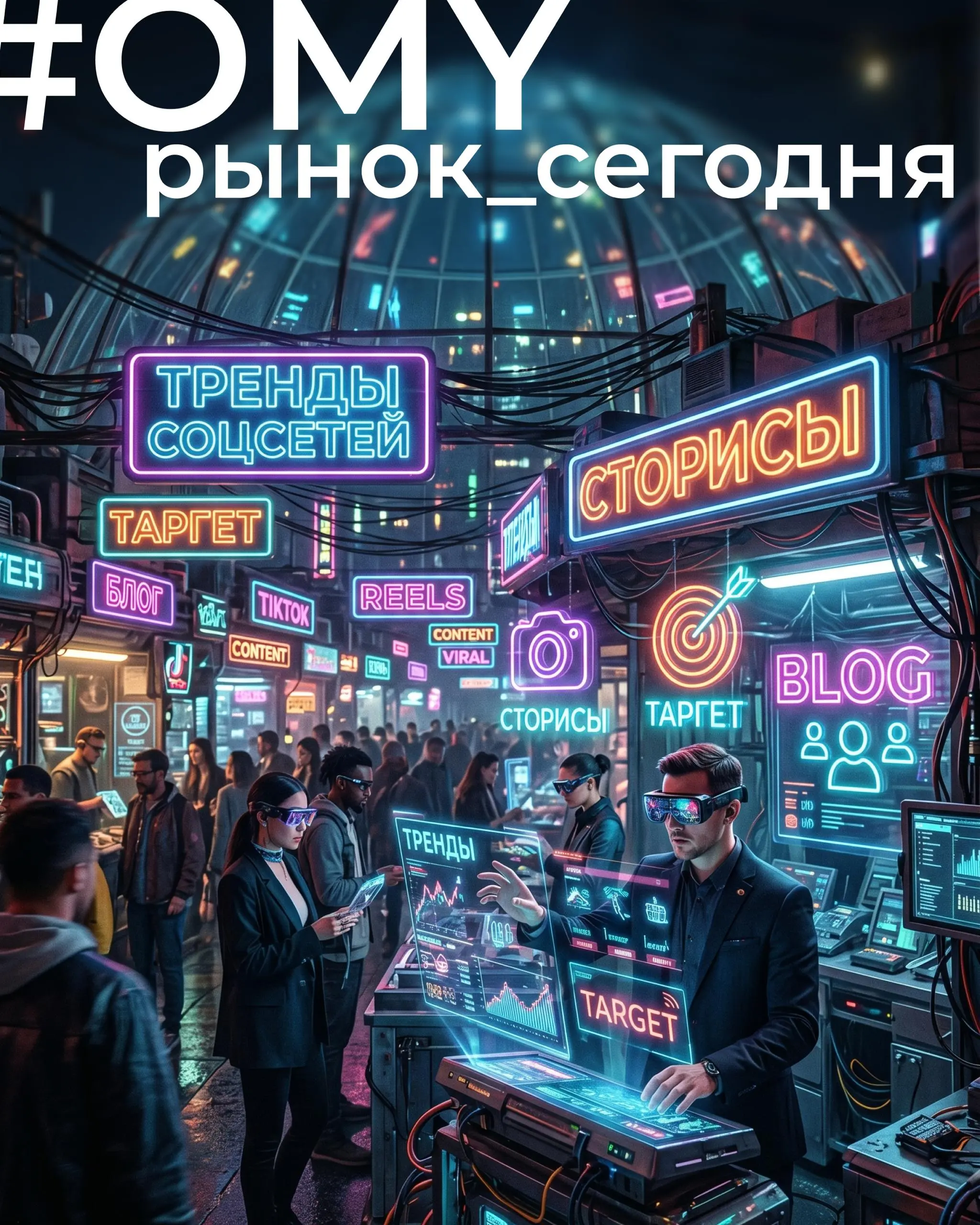 #OMYрыноксегодня
Российский рекламный рынок вырос в 2025 году до 1,9 трлн рублей — плюс 35% к 2024-му. Звучит оптимистично, пока не смотришь на детали.
Три сдвига, которые мы видим за цифрами:
1 | Сетка — социальная сеть от hh.ru