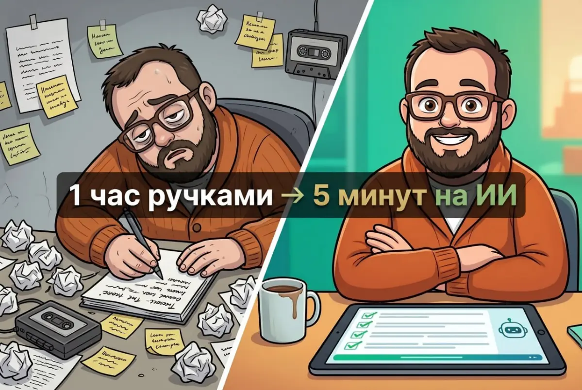 Идеальный протокол встречи за 5 минут. ИИ всё сделает сам. | Сетка — социальная сеть от hh.ru