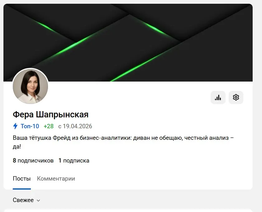 🎉 Мой блог попал в топ‑10 на VC.ru! 🎉 | Сетка — социальная сеть от hh.ru