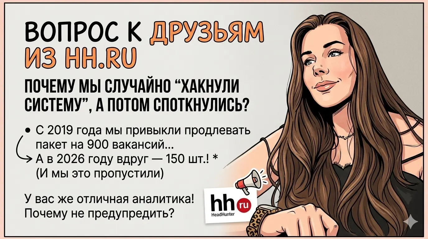 Ошибка на 750 вакансий: как доверие усыпляет бизнес | Сетка — социальная сеть от hh.ru