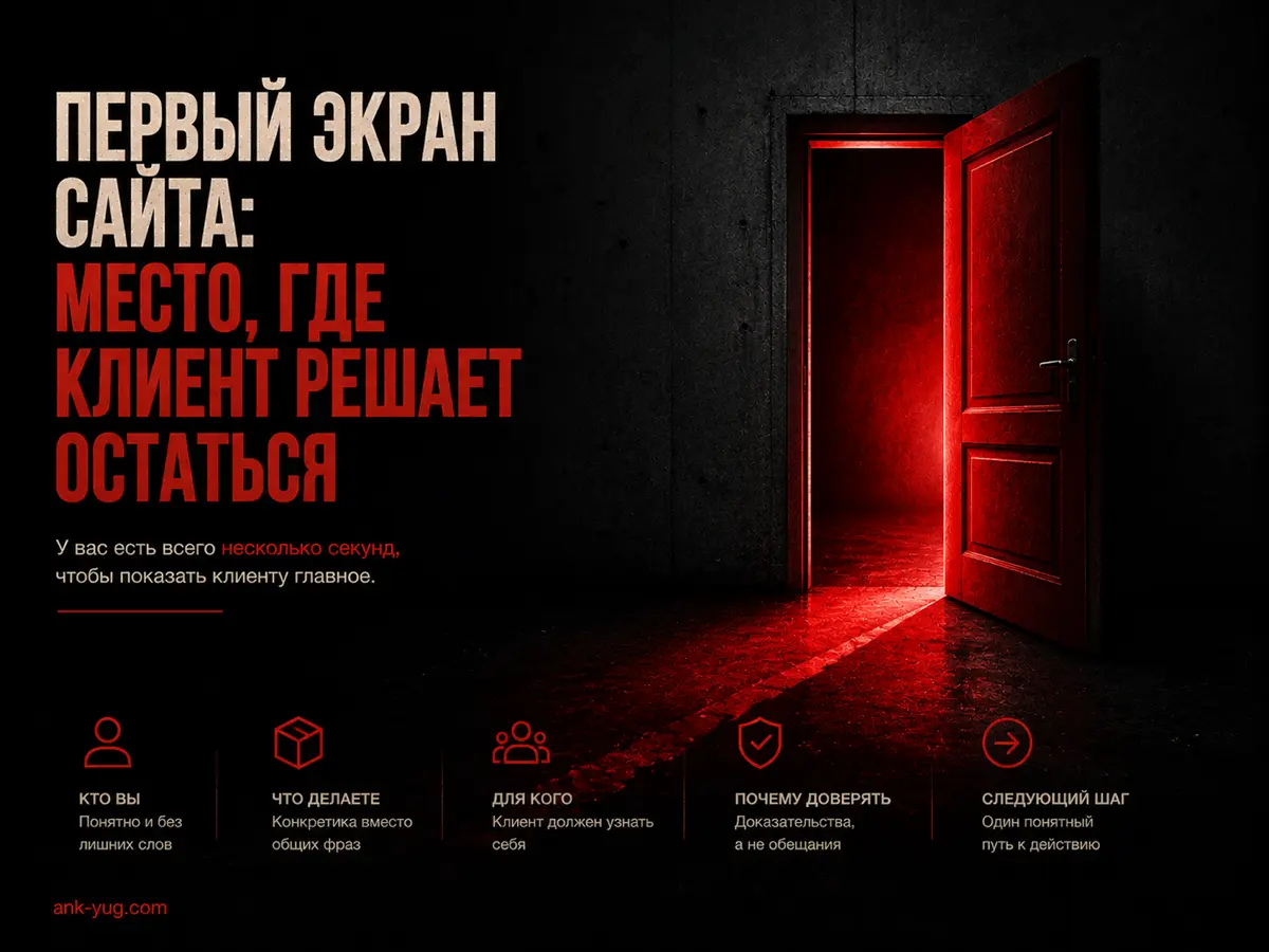 Первый экран: место, где клиент решает остаться | Сетка — социальная сеть от hh.ru
