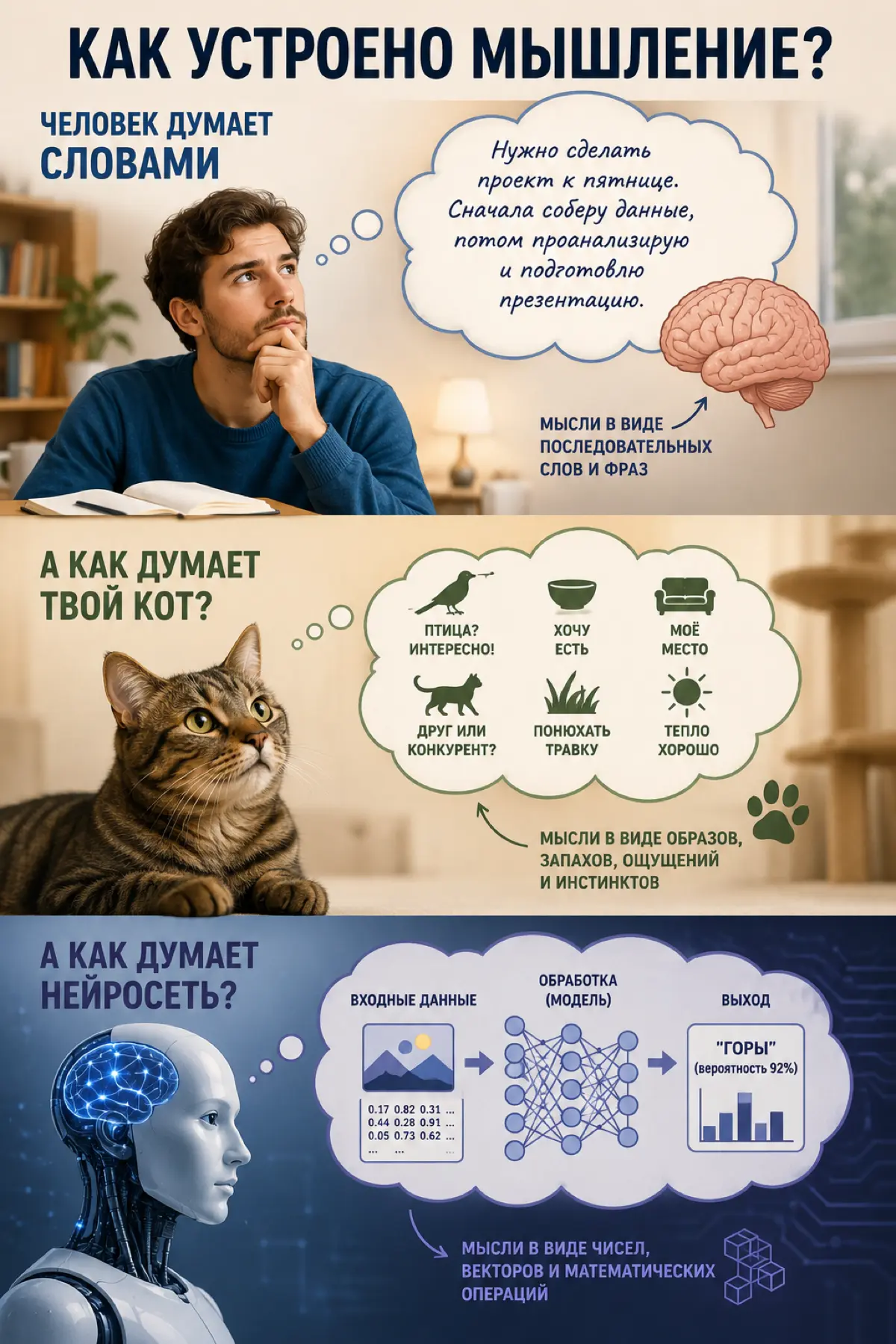 🧠Как устроено мышление? | Сетка — социальная сеть от hh.ru