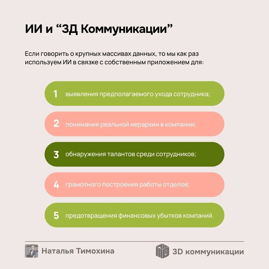 А как вы используете ИИ в работе? Применяете нейросети для подбора, оценки или аналитики данных? Поделитесь опытом в комментариях👇 | Сетка — социальная сеть от hh.ru