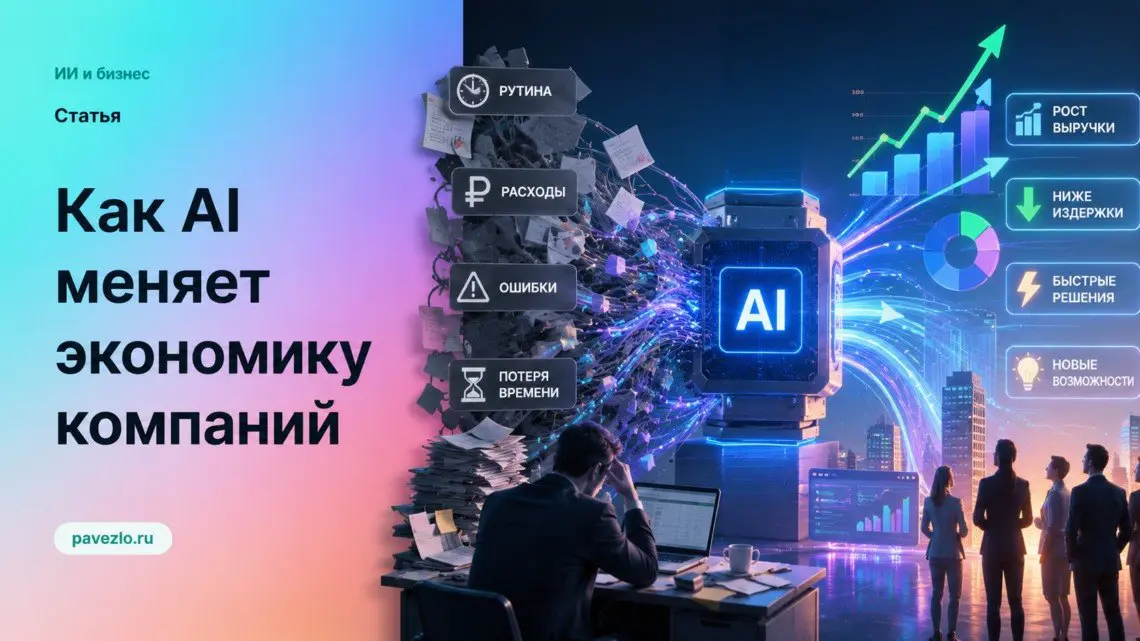 Как AI меняет экономику компаний | Сетка — социальная сеть от hh.ru